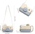 Baby Toy Wooden Mini Camera Toy, Baby Kids Cute Mini Sharpe Toy, Neck Hanging Photographed Props for Baby Toddlers