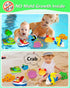 1-3 1 2 3 6-12 Bath Toys for Kids Ages - Christmas Stocking Stuffers - Birthday Gifts for Year Old Boys Girls Mold Free