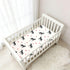 Mazeann 52" 28" 9" Western Horses Heart Crib Sheets Soft Breathable Fitted Cotton Baby Crib Sheets Mattress Cover