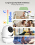 GoodBaby 2-Way 8 30-Hour Life960ft Baby Monitor with Camera and Audio - No WiFi, Remote Pan-Tilt-Zoom, Night Vision