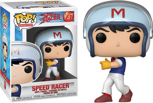 Speed Racer Funk o Pop! Vinyl Figure, Speed Racer in Helmet (Includes Compatible Pop Protector)