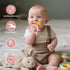 0-3 3-6 6-12 12-24 Chuya Baby Teething Toy for Months Bunny Mitten Toys Anti-Drop Chewable Hand Teether for Infant,Food