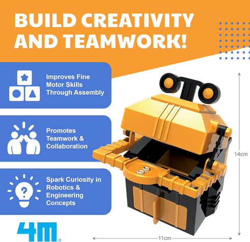 8 KidzRobotix - Money Bank Robot - Build a Piggy Bank for Kids Robot, Inspire STEM Learning, Boost Creativity