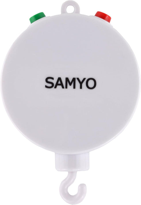 SAMYO Baby Crib Baby Bedding Battery-Operated Musical Mobile Plays Twelve Tunes (Without Arm)