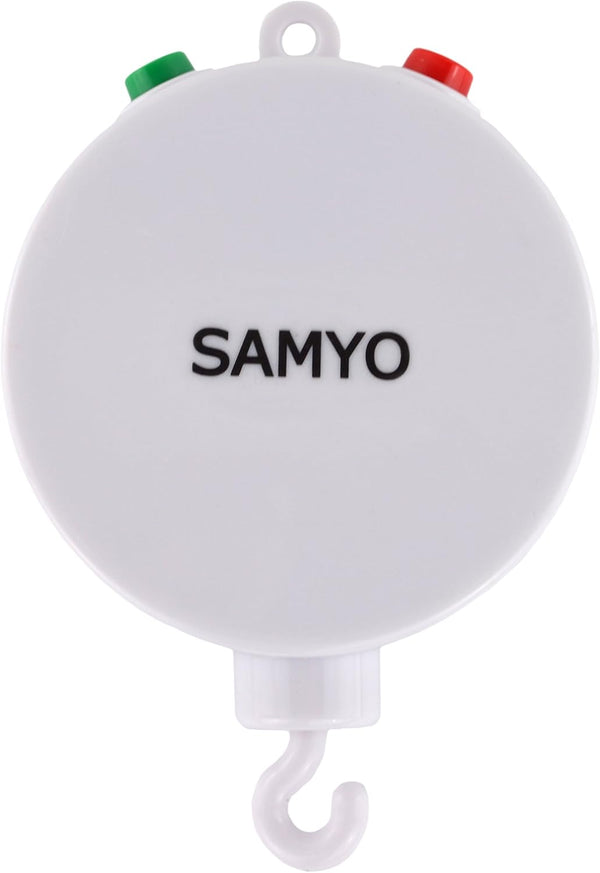 SAMYO Baby Crib Baby Bedding Battery-Operated Musical Mobile Plays Twelve Tunes (Without Arm)
