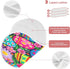 Bulletgxll Set 4, Easter Eggs and Flowers Unisex Baby Burp Cloths of Soft Absorbent Organic Cotton Muslin Burping