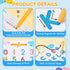 Set, JoyCat Magnetic Letter and Number Tracing Board Double Sided Alphabet & Numbers Board for Toddlers, ABC Uppercase