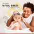 2-Pack 32 Oz Alaffia Bubble Bath for Babies & Kids, Coconut Strawberry Long-Lasting, Moisture-Rich Bubbles with Coconut
