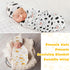 Chuarry 3 Pack Set Preemie Swaddle Blanket with Hat Preemie Hats Baby Receiving Blanket Swaddle Wrap for Newborn