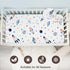 4 Pack Set 28x52 Inch david's kids Fitted Crib Sheets, Ultra Soft Breathable Comfortable Baby Sheet for Boys Girls