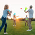 Duckura Outdoor Indoor Game Activities for Kids, Pop-Pass-Catch Ball Game with 4 Baskets and 24 Balls, Summer Beach Toys