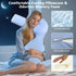 Body Pillows for Adults, Cooling Pregnancy Pillows, Memory Foam Full Body Support Pillows for Support for Belly, HIPS