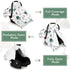 Minky Car Seat Cover for Baby Girl & Boys, Car Seat Canopy with Peep Window, Multiuse Carseat Covers Protecting Baby