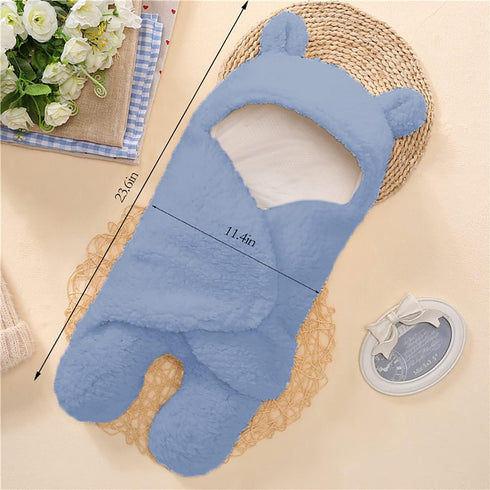 0-6 Nunibum Baby Swaddle Blanket Boys Girls Cute Bear Plush Essential Receiving Blanket Ultra-Soft Newborn Registry