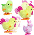 Max Fun 12Pcs Easter Wind Up Toys, Assorted Chicks & Bunny for Easter Party Favors