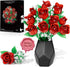 eafzv Mother's Day Roses Flower Bouquet Kit, Red Rose Building Flower Bouquet Kit