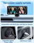 Howison 6.86'' 1080P 150 Dual Car Camera Baby Monitor, Baby Car Camera with IR Night Vision, Wide Angle, USB Powered