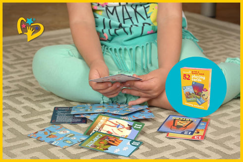Camping Outdoors Go Fish! Card Game by Little Likes Kids - Classic Family Game for Kids, Diverse Matching Pairs