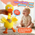 Marsjoy 13" Talking Dancing Duck, Repeating What You Say Mimicking Recording Plush Baby Toy Musical English Song