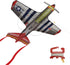 WindNSun FlightZone Kites - Aviation Themed Airplane and Space Shuttle Kites for Kids and Adults
