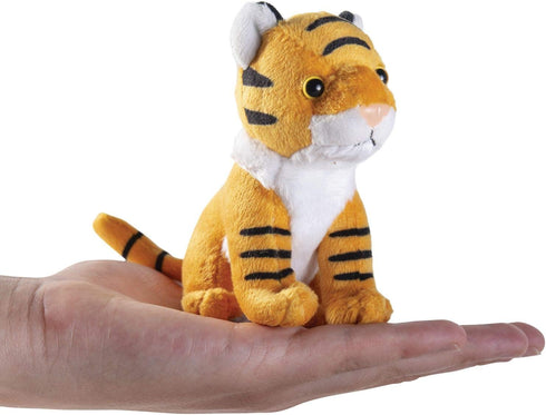 Set 5 3-5+ PREXTEX Safari Friends Stuffed Animal Gift - Small Plush (Giraffe, Tiger, Lion, Polar Bear, Elephant) Zoo