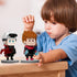 Jujutsu Kaisen Action Figure Building Toy Set - Satoru Gojo & Yuji Itadori (460+ Pcs) Compatible with Lego Brickheadz