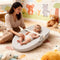 MENGLANSI Changing Station Pad Contoured Wall Surfaces Strong Nursery Station for Travel Use Portable Mat