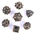 DND Metal Dice Set, UBEUCK 7PCS Skull and Dragon Dice for Dungeons & Dragons, Ancient Red Copper
