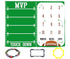 Baby Monthly Milestone Blanket, Football Sports Months Blanket for Toddler Photography Background Prop 60"x40"
