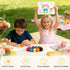 Canscci 12 Pack Crayons,12 Easter Egg Colors Easter Egg-Shaped Crayons for Kids Girls Boys Toddles Easter Basket