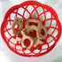 2pcs Natural Wooden Hedgehog Teething Pendant, Pure Beech Wood Animal Teether Shape for Handmade Accessories