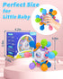 Baby Teething Toys for 0-18 Months - Montessori Tummy Time Rattles and Sensory Toys for Boys Girls, Baby Shower Gifts