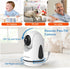 Firskids 5" 2-Way 32H Mode,1000ft Baby Monitor with Camera and Audio, No WiFi Travel Baby Monitor, Pan Tilt Zoom Baby
