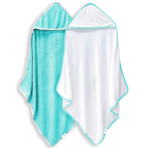 2 Pack Baby Bath Towel - Rayon Made from Bamboo, Ultra Soft
