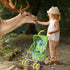 Baby Doll Stroller for Toddlers 1-3, Green Folding Baby Toy Stroller for Dolls, Pillow Animal Toy
