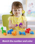 Set, 10pcs Counting 3 4 5 Coogam Number Matching Toy Double-Sided Animal Number Game, Preschool Montessori Fine Motor