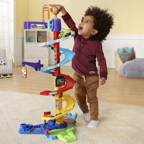 Playset Ultimate Corkscrew Tower with VTech Go! Go! Smart Wheels