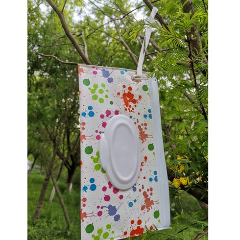 6 Pack Portable Wet Wipe Pouch Dispenser, Reusable & Refillable Lightweight Wipes Holder Case, Eco Friendly Travel Bag
