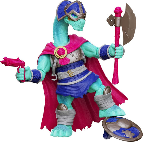 Saurozoic 6 Inch 1:12 Boss Fight Studio Warrior Kolig Shipbreaker Brontosaurus VikingFuturistic, Armored Dinosaur Hero