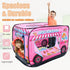 2-3 Pop Up Tent for Kids.Ice Cream Truck Play Tent.Large, Easy to Organize Icecream Shop for Kids.Ice Cream Cart
