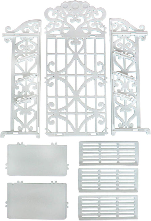 BJDBUS 1 Doll Shoes Rack Shelf + 20 Pairs Shoes Set, High Heel Boots Sandals Assorted for 11.5 Inch Girl Doll