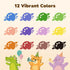 12 4-8 1-3, JUPITEARTH Colors Crayons for Kids Ages with Coloring Book & Bonus Stickers, Non-Toxic & Washable Triangle