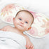 decor gift 4 Pack 22x11in Cotton Burp Cloths Large Easy Care Pink and White French Floral Feed Cloth for Unisex Babies