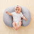 Plush Dot Nursing Pillow Cover - Gray Breastfeeding Slipcover
