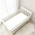 Snow Baby Sheet for Boys and Girls, Fitted Crib Mattress Cover for Standard Crib and Toddler Mattress, Soft Crib Sheets