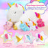0 1 2 3 4 5 6 7 8+ Mommy 4 Tummy, Set, KMUYSL Toys for Girls Ages Years - Unicorn Stuffed Animal with Baby Unicorns