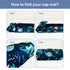 PHF Toddler Nap Mat with Removable Pillow and Minky Fleece Blanket, Dinosaur Design for Kids