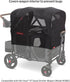 Radio Flyer Voya Stroller Wagon Accessory, Mosquito Netting Cover with Bag for 4 Seater High Sides Stroller Wagon