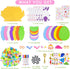Garma Easter Craft Kit with 312 PCS Foam Stickers Set, Including Easter Eggs, Bunnies, Chicks, Carrots, Decorations for Kids Party Favors Supplies by Garma