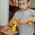 Famm Hammer 5 Handy Real Metal Yellow Giraffe for Kids, Patented Safety Mouth Sleeve and Nail Remover, STEM DIY Tool